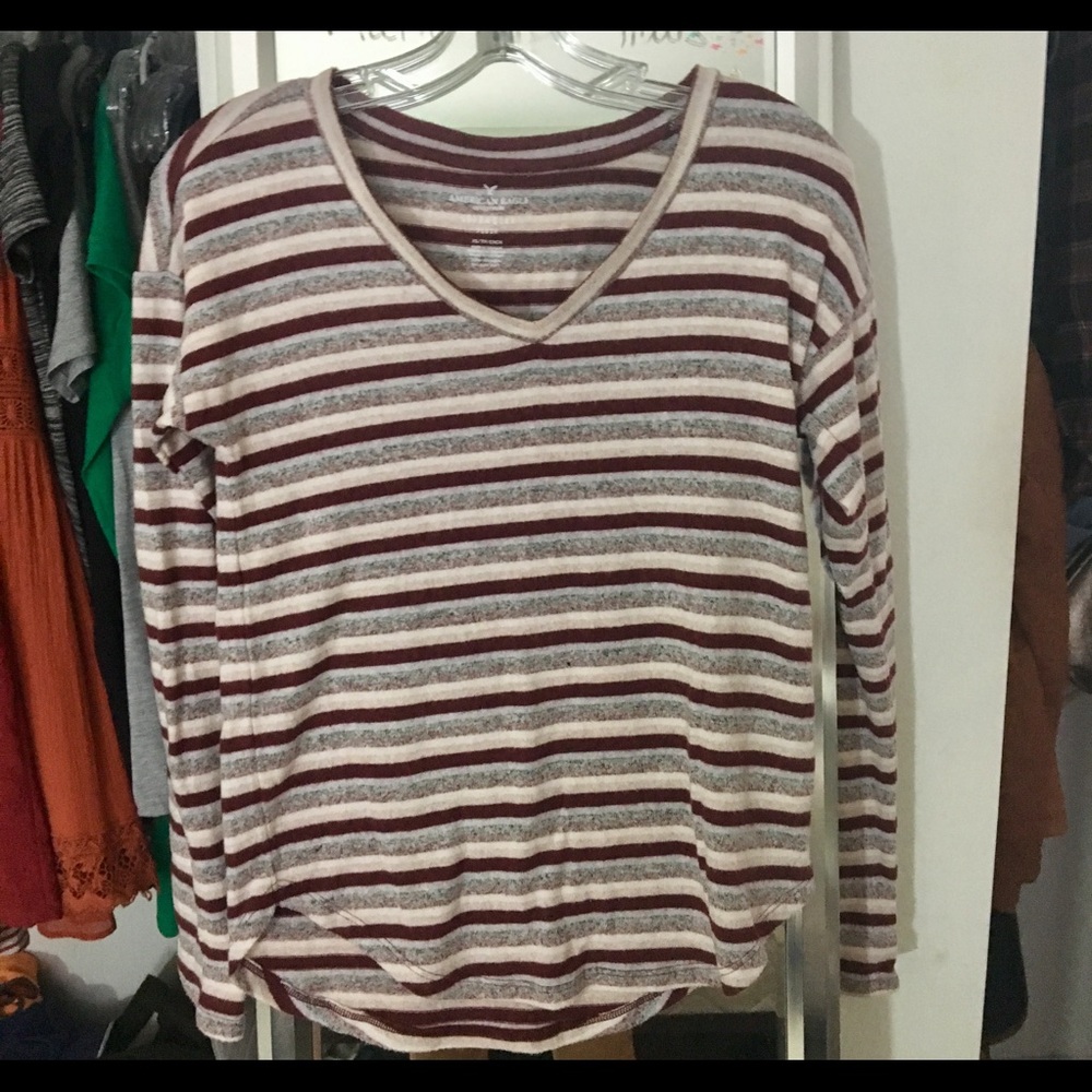 American Eagle Outfitters Striped Long Sleeve